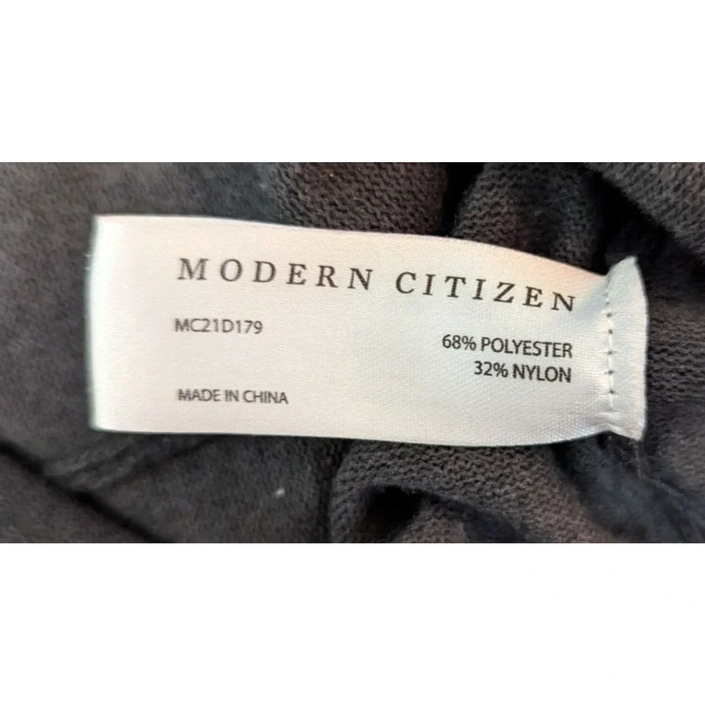 Modern Citizen Charcoal Wrap Dress - Picture 6 of 6